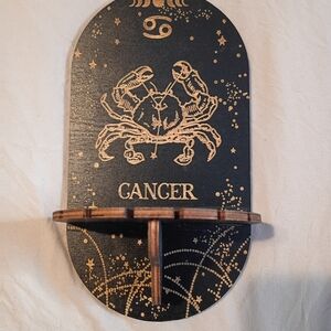 Black and Gold Zodiac Wall Decor